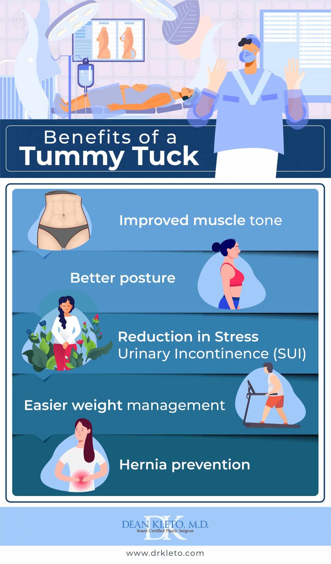 Benefits of tummy tuck